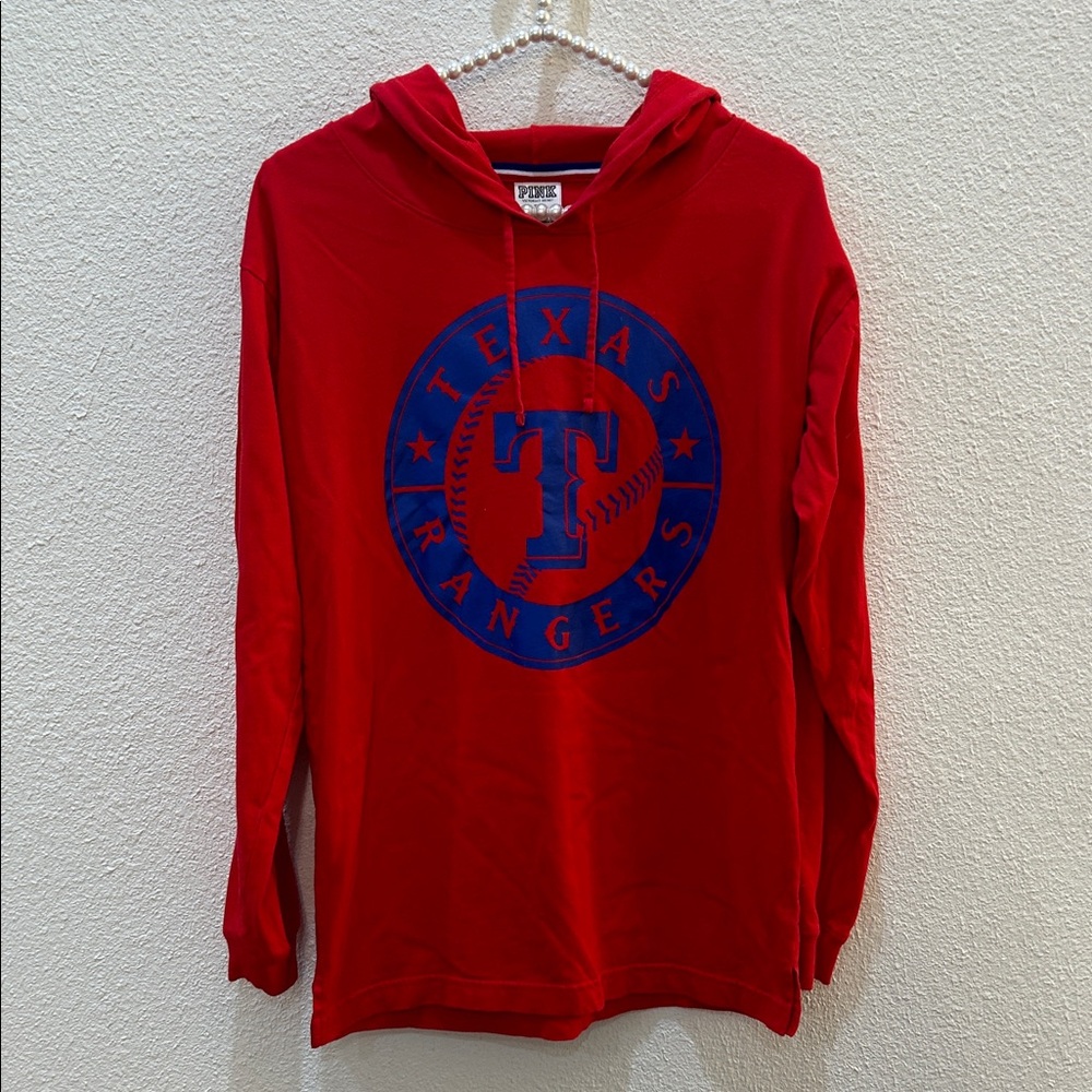 PINK Victorias Secret Texas Rangers Hoodie Size XS